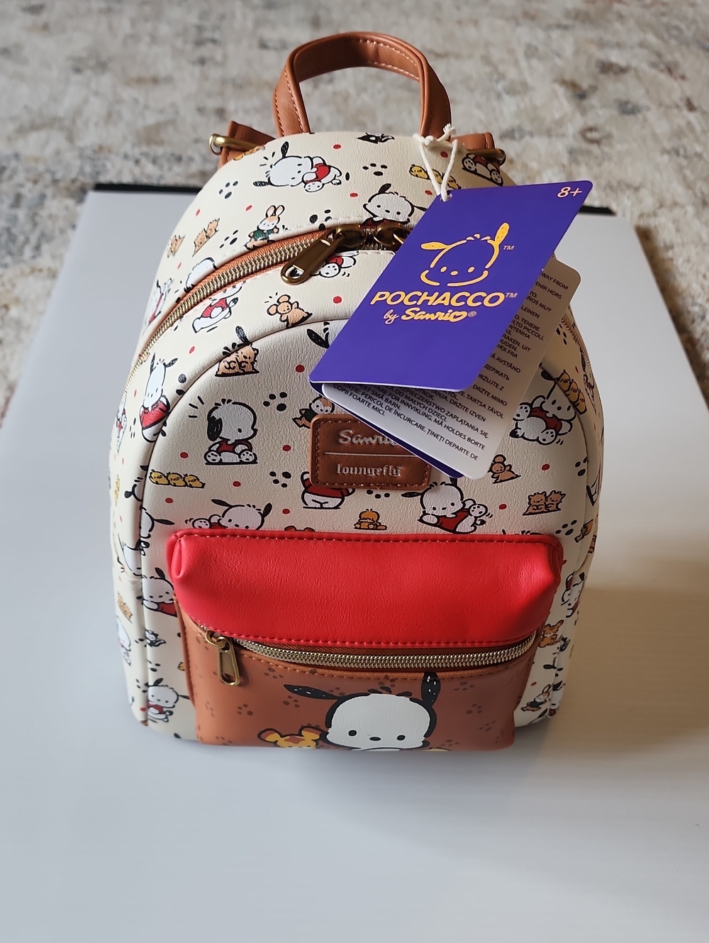 Loungefly Sanrio Pochacco Mini Backpack.  NWT